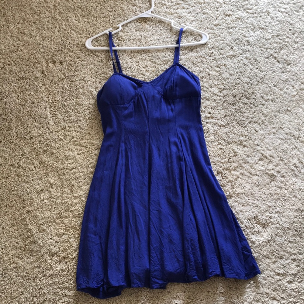 American Eagle royal blue dress